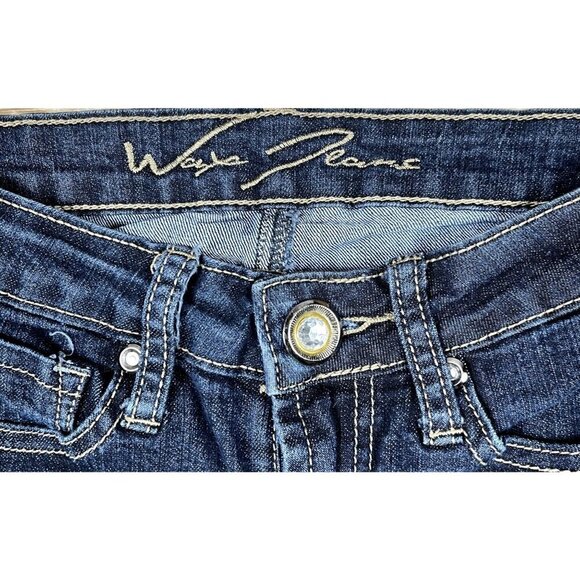 Wax Dark Wash Jeans Size 1 (26 x 30 - rise is 7") - Picture 4 of 4